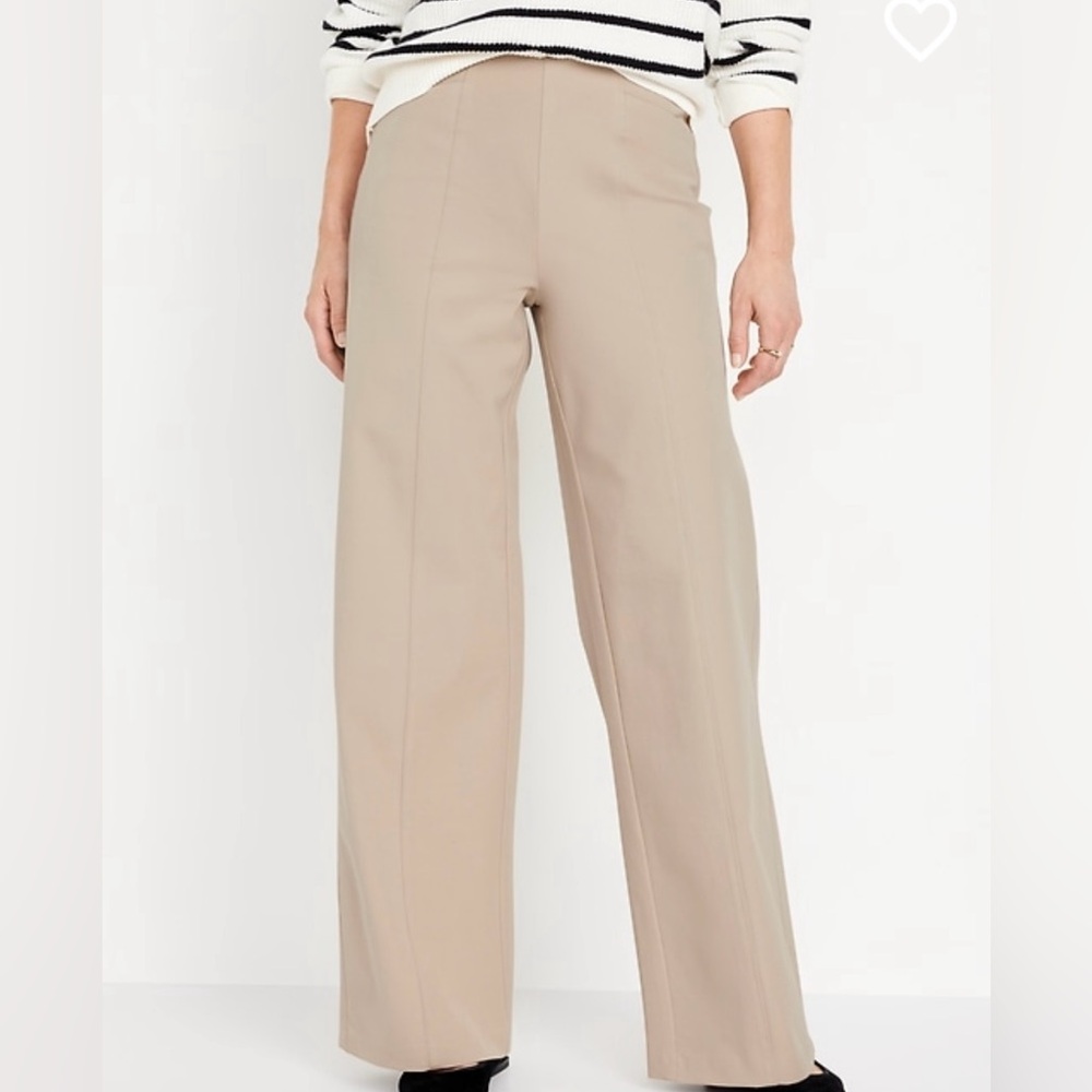 Old Navy High Rise Pixie Wide Leg Pants